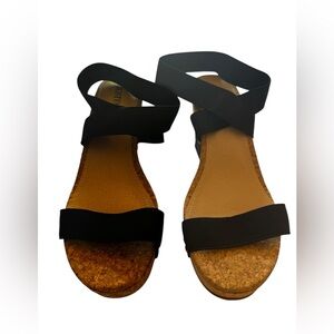 Wedges, Good Times Only, Black Sz 9
